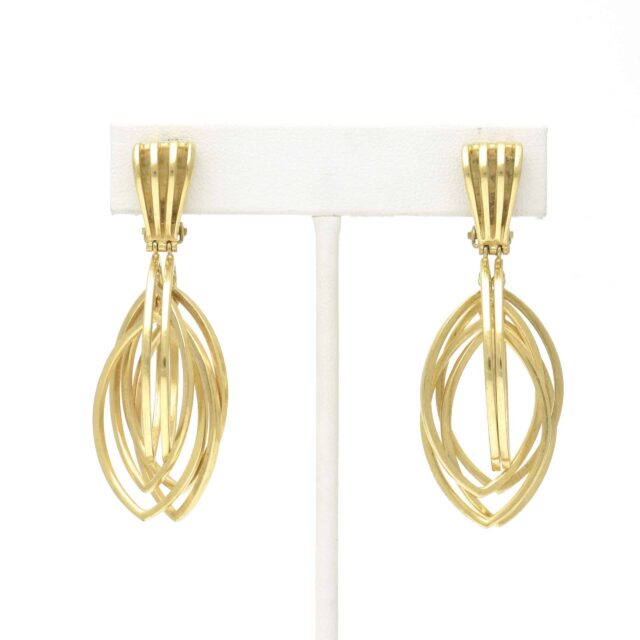 Open Oval Linked Drop Thin