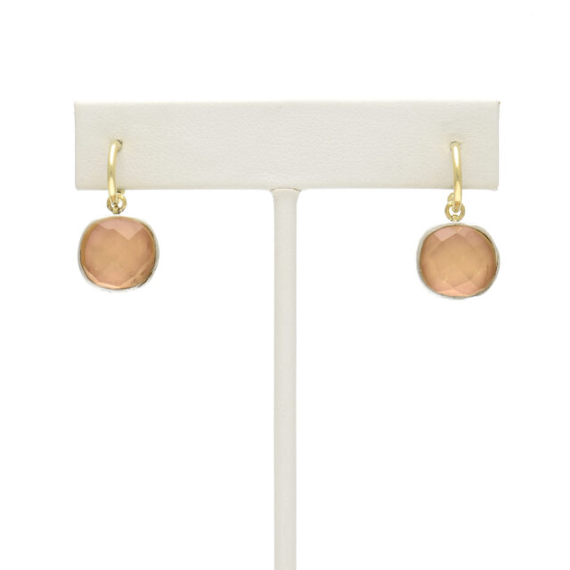 Silver Lined Pod Reversible Stone on Hoop Top