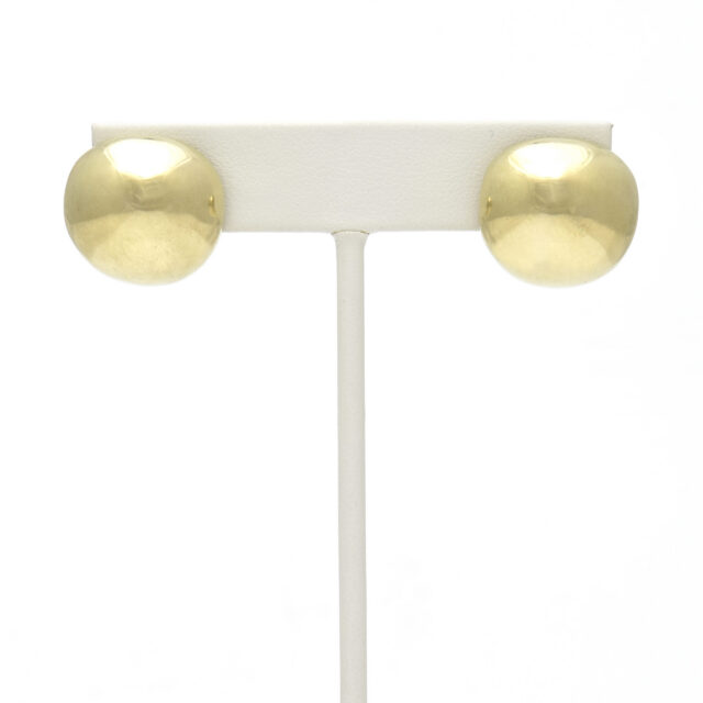 Wide Button Hoop with Post