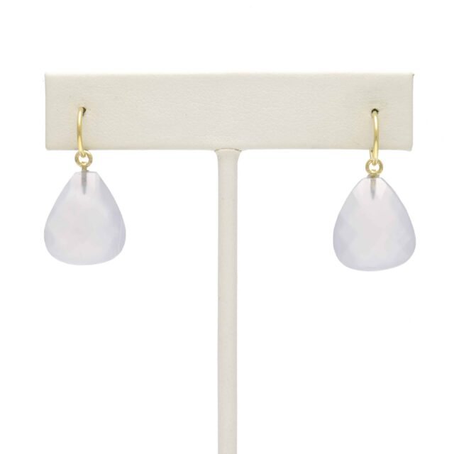 Tear Drop Stone on Hoop Top
