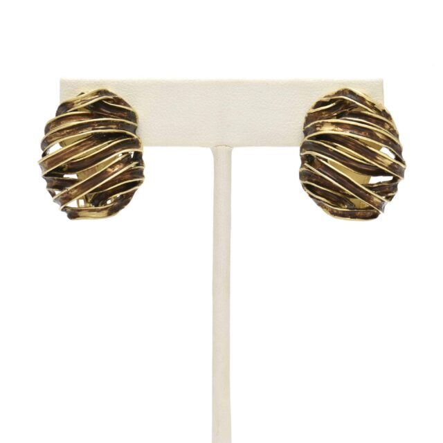 Curved Bands Irregular Wrap Clip