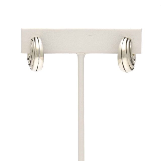 1/4" Thick Open Lined 3/4" Silver Hoop