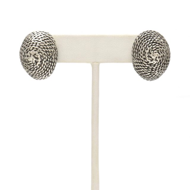 Rope Woven Oval Button Clip