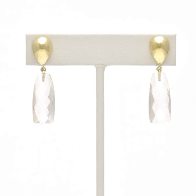 Clear Long Angular Oval Stone