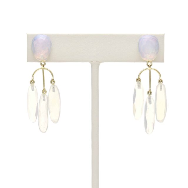 Four Opaline Elongated Pod Drop