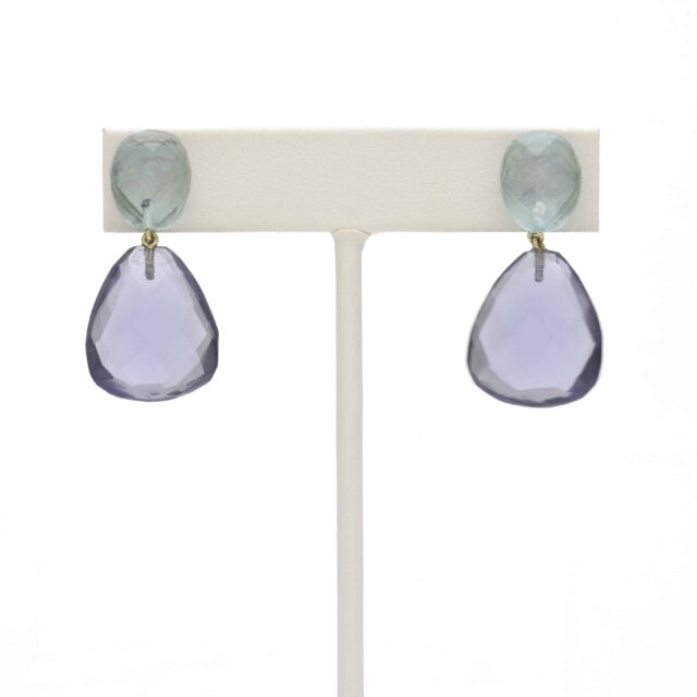 Double Stone Drop Light Blues