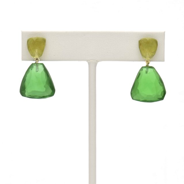 Soft Green Triangle Top w/ Soft Triangle Bottom