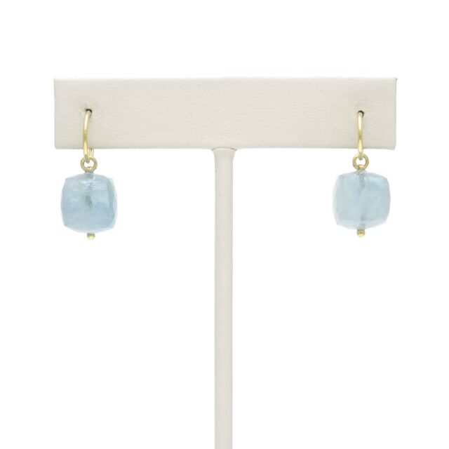 Mini Stone Cube on Hoop Top