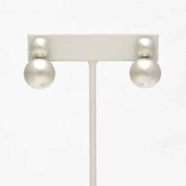 Ball Drop on Ball Top Fine Silver Post