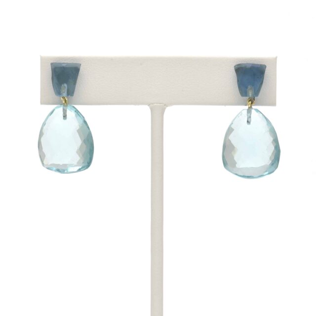 Double Stone Drop Light Blues