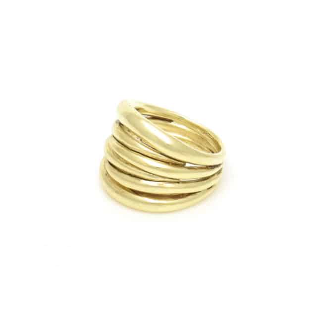 Pointed Bands Ring