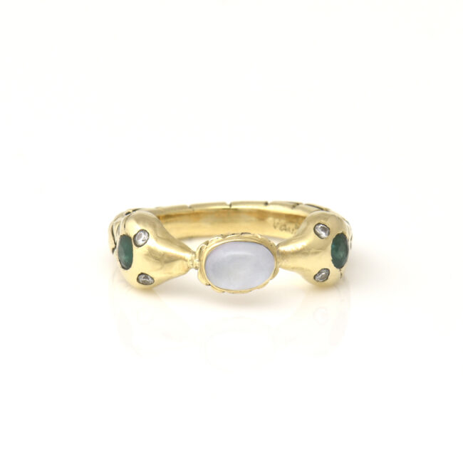 Snake Ring Gold, Solid 18k or 24k