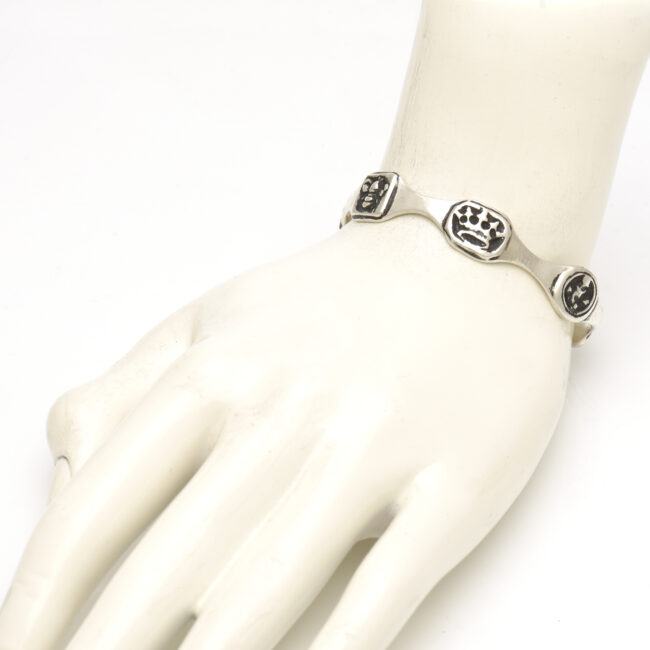 Heart, Bee, Crown, Anchor Cuff