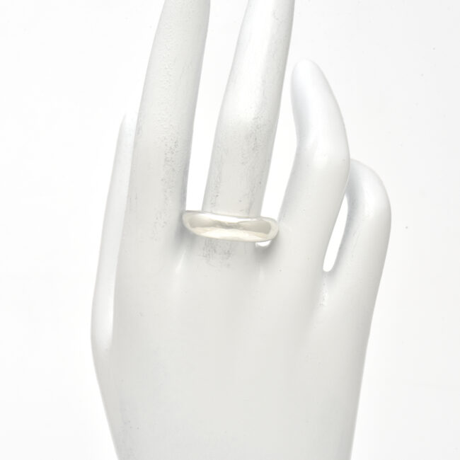 Single Fine Silver Band Ring