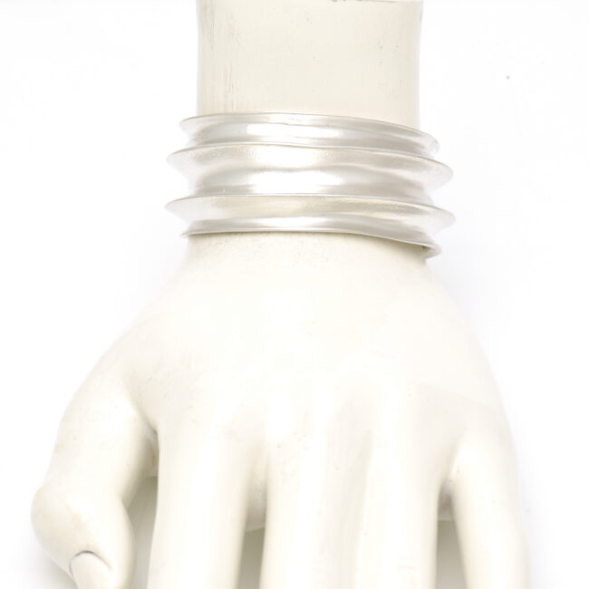 Multi Rigged 1" Wide Silver Finish Cuff