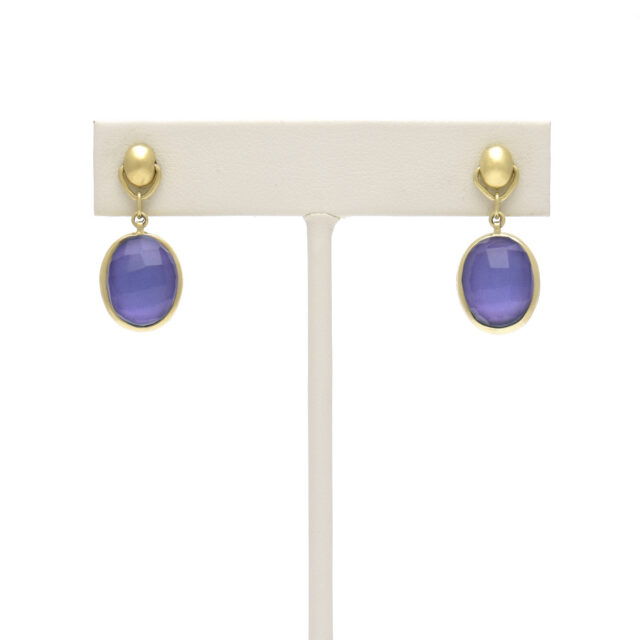 Oval Reversible Stone on Pod Top