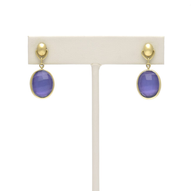 Oval Reversible Stone on Pod Top