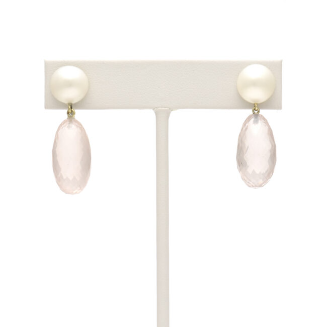 Pearl Top w/ Pink Oval Bottom