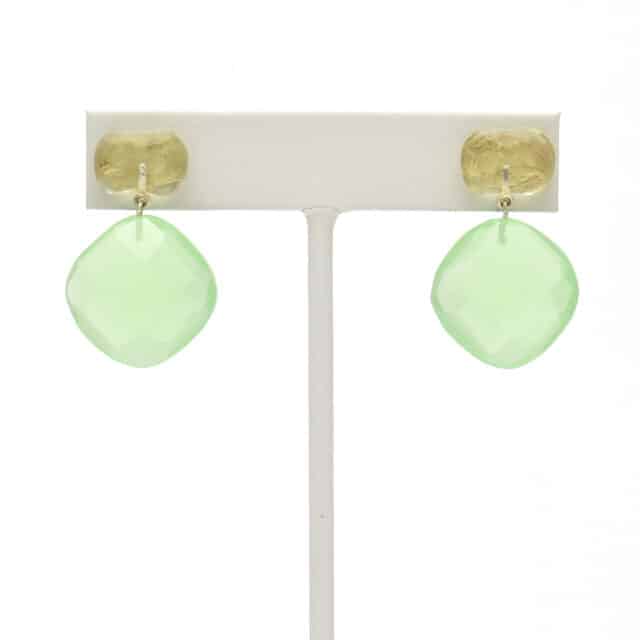 Citrine Squeezed Top Sea Green Bottom