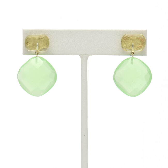 Citrine Squeezed Top Sea Green Bottom