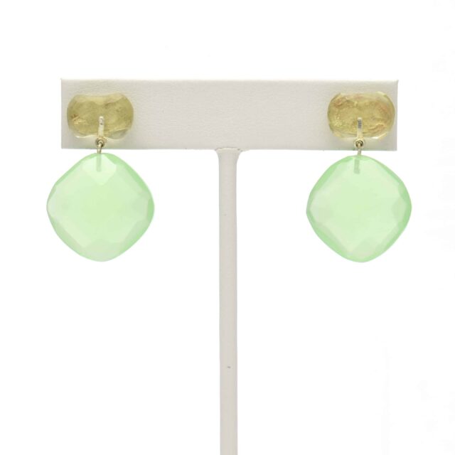 Citrine Squeezed Top Sea Green Bottom