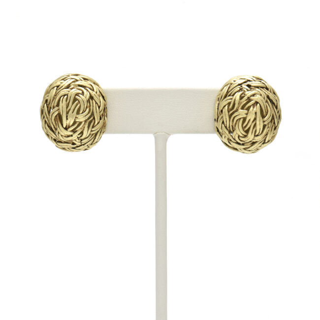 Double Strand Woven Button