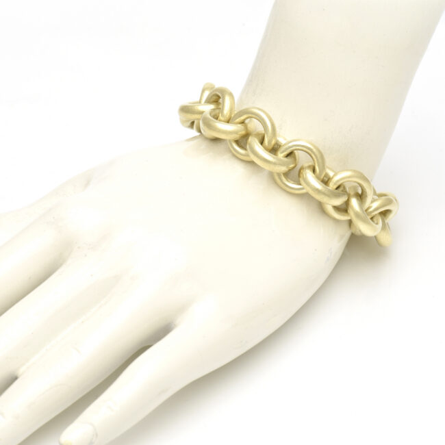 Round Chunky Chan Link Bracelet 15mm