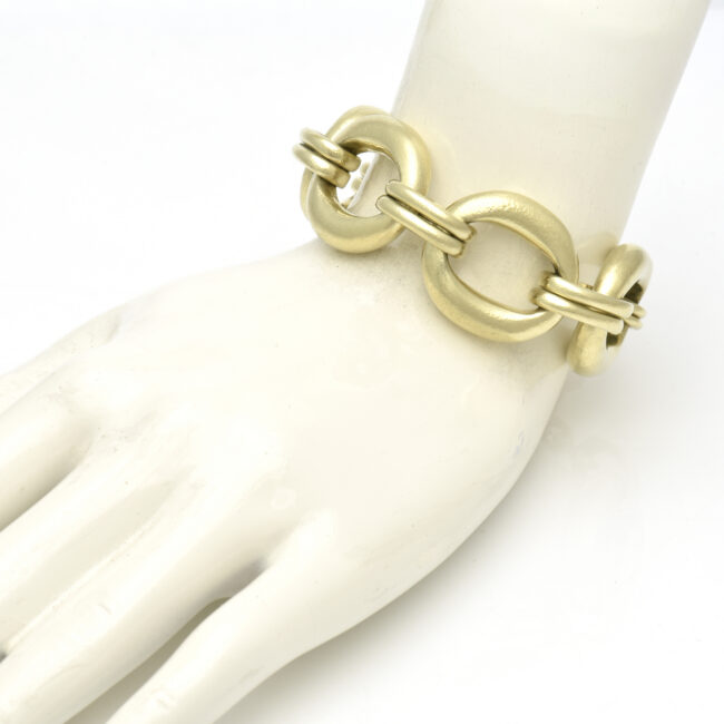 Large Oval Double Link Bracelet 32 X 28mm Links