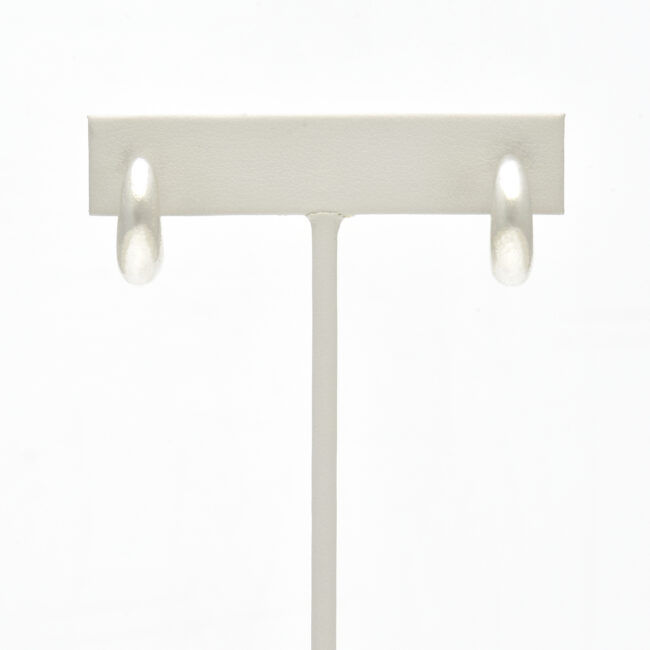 1/4" Thick Hoop 3/4" Silver Finish