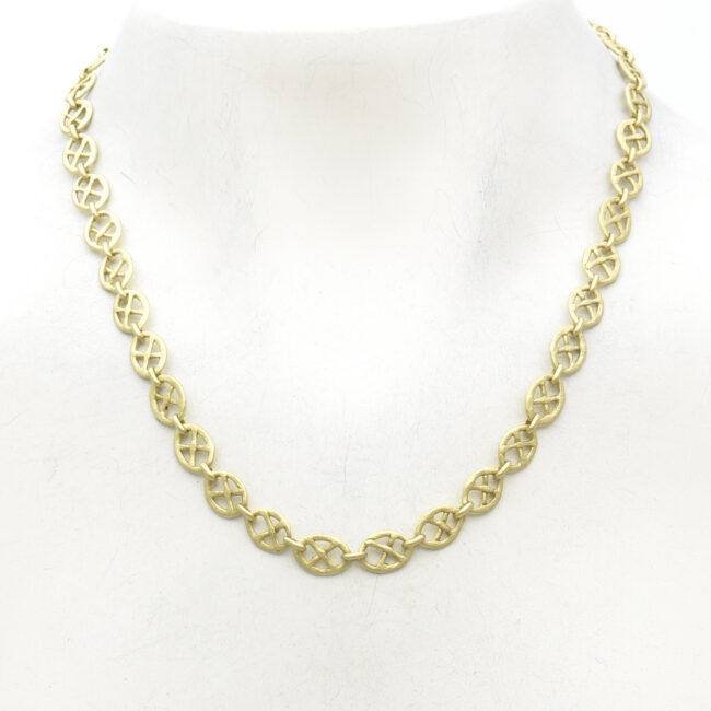 X in Oval Necklace
