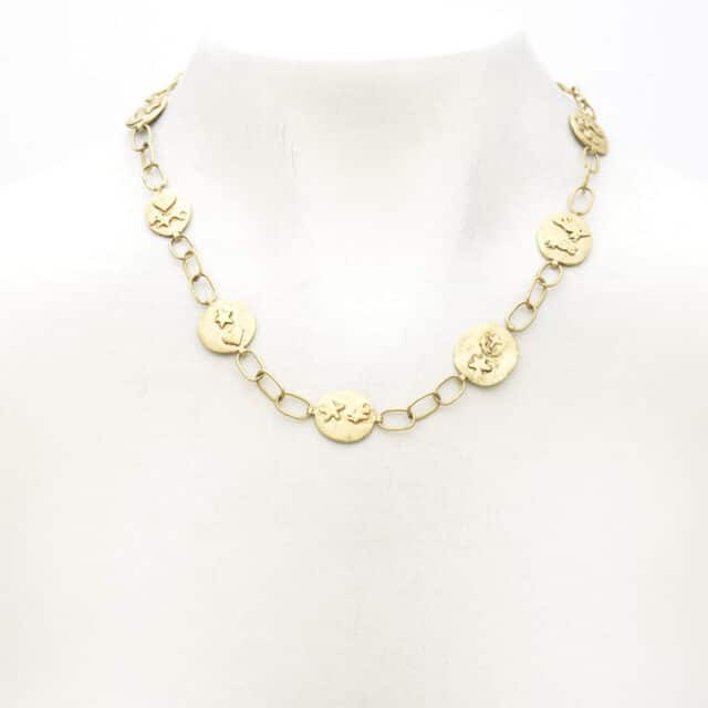 Multi Charm and Chain Necklace