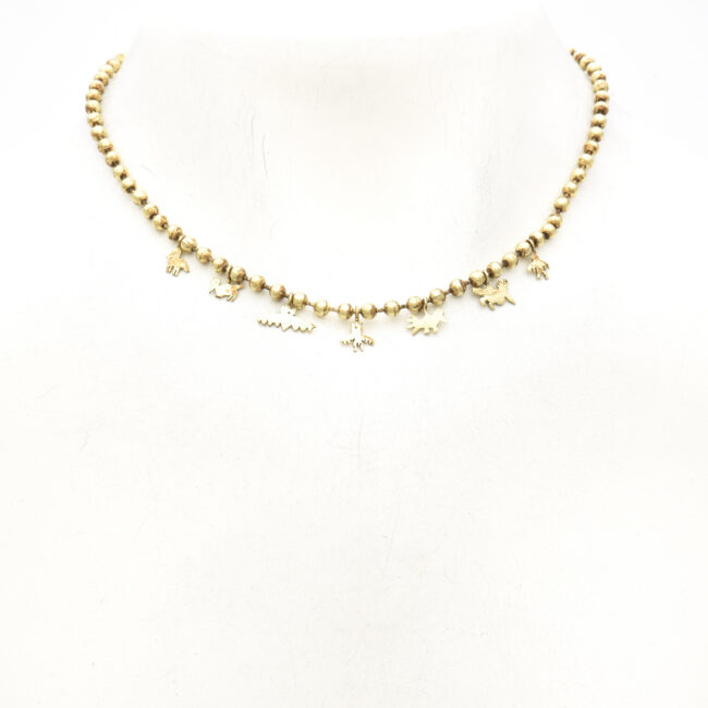 Ball Bead Necklace w/ Characters