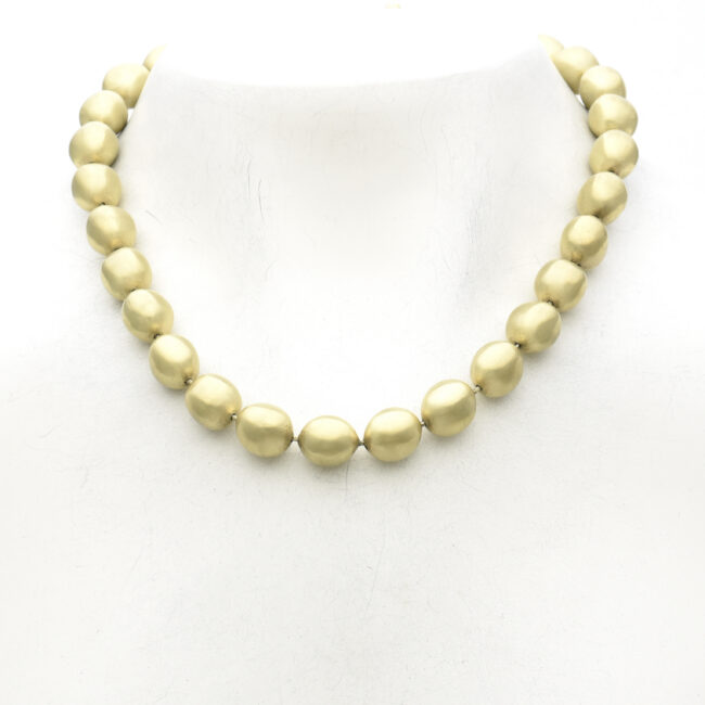 12mm Coffee Bean Necklace