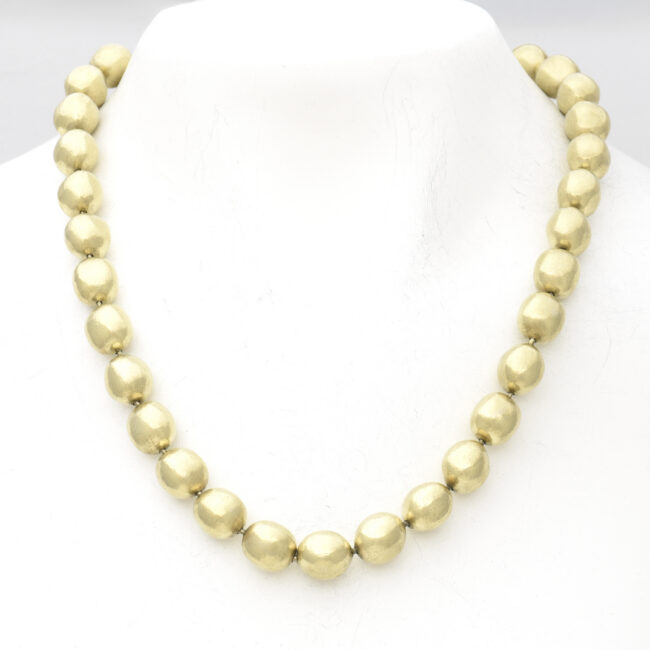 12mm Coffee Bean Necklace