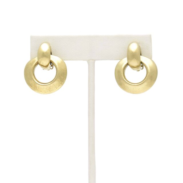 Sloped Ring on Ring Earring Small