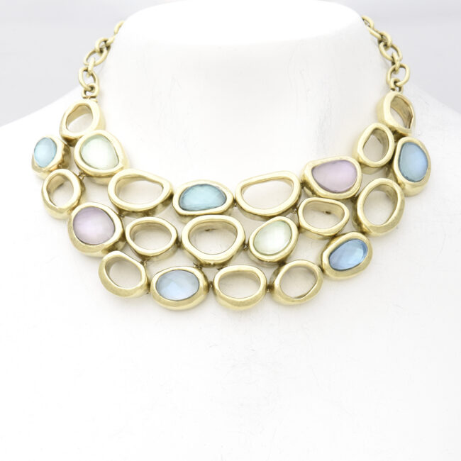 Organic Connected Ovals with Stones