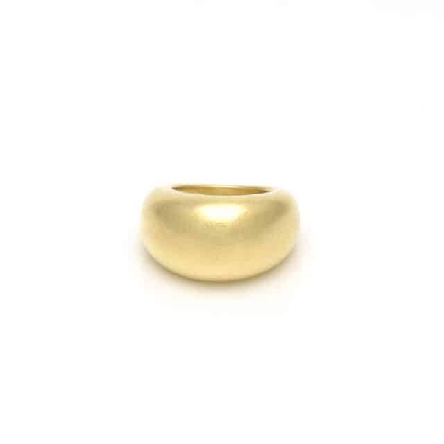 Wide Puff Band Ring Large 15mm